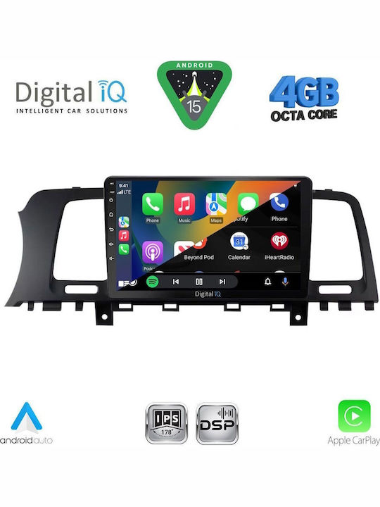 Digital IQ Car Audio System for Nissan Murano 2007-2014 Bluetooth USB WiFi GPS Apple CarPlay Android Auto with 9" Touch Screen