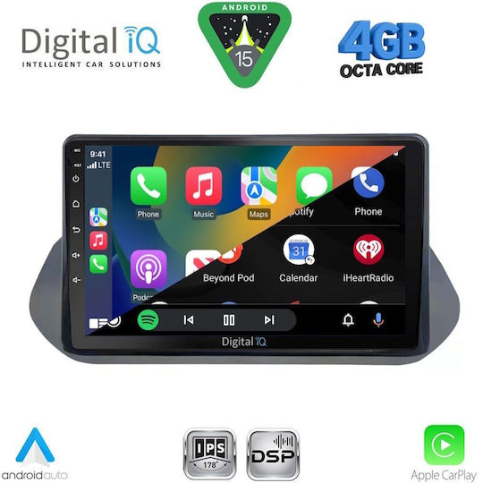 Digital IQ Ηχοσύστημα Αυτοκινήτου για Nissan Qashqai 2021 (Bluetooth/USB/WiFi/GPS/Apple-Carplay/Android-Auto) με Οθόνη Αφής 10"