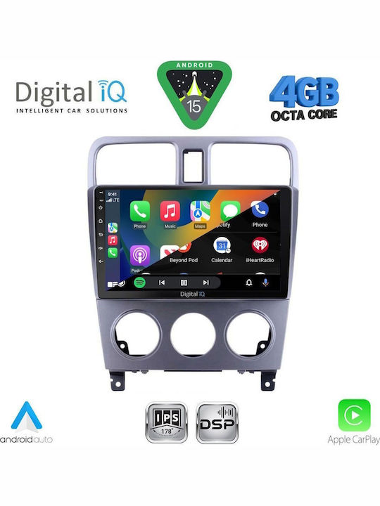 Digital IQ Car Audio System for Subaru Forester 2002-2008 Bluetooth USB WiFi GPS Apple CarPlay Android Auto with 9" Touch Screen