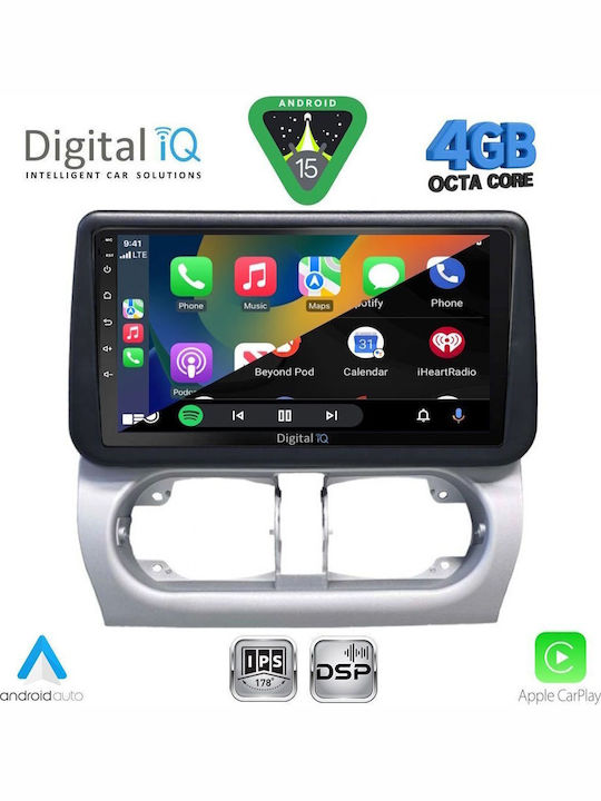 Digital IQ Автомобилна Аудио Система За Opel Corsa / Tigra 2000-2006 (Bluetooth/USB/WiFi/GPS/Apple CarPlay/Android Auto) С Touch Screen 9"