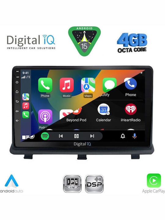Digital IQ Car Audio System for Opel Antara 2006-2016 Bluetooth USB WiFi GPS Apple CarPlay Android Auto with 9" Touch Screen
