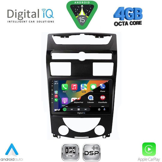 Digital IQ Car Audio System for Ssangyong Rexton 2006-2015 (Bluetooth/USB/WiFi/GPS/Apple CarPlay/Android Auto) with 10" Touch Screen