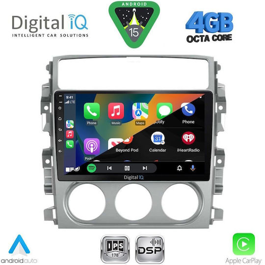 Digital IQ Car Audio System for Suzuki Liana 2001-2007 Bluetooth USB WiFi GPS Apple CarPlay Android Auto with 9" Touch Screen