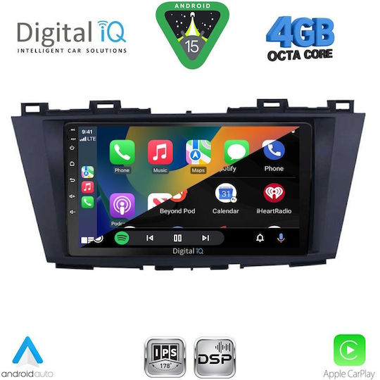 Digital IQ Car Audio System for Mazda 5 2011-2020 Bluetooth USB WiFi GPS Apple CarPlay Android Auto with 9" Touch Screen
