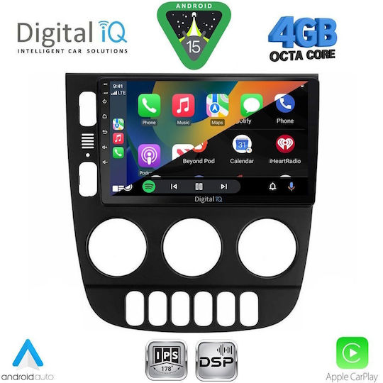 Digital IQ Car Audio System for Mercedes-Benz ML 2002-2005 Bluetooth USB WiFi GPS Apple CarPlay Android Auto with 9" Touch Screen