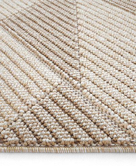 SteweHome Kinderteppich Beige nach Meter Breite 100cm Länge 150cm Dicke 90mm