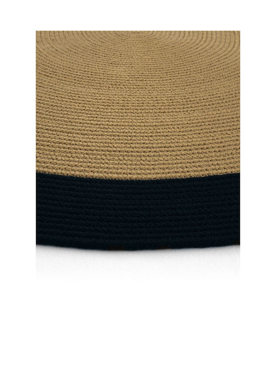 SteweHome Handmade Kids Rug Brown By Meter Width 80cm 80x300cm Thickness 60mm
