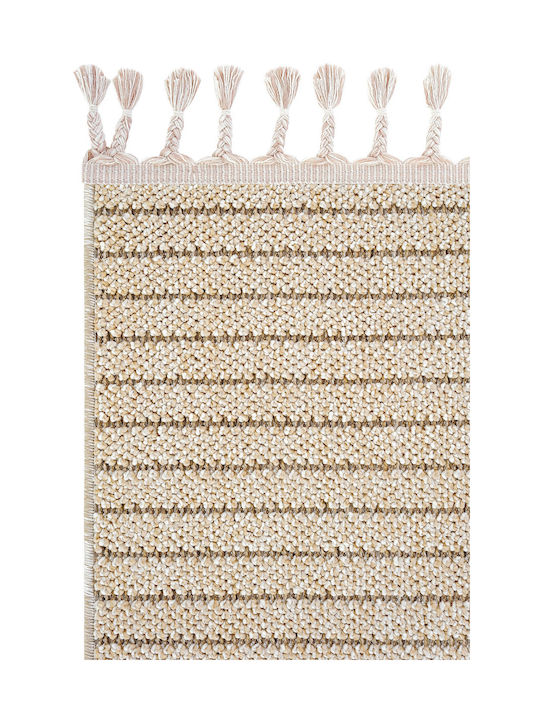 SteweHome Covor Pentru Copii Bej Tăiat La Dimensiune Lățime 80cm 80x150cm Grosime 90mm