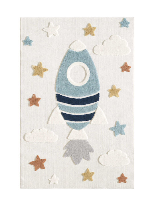 SteweHome Covor Pentru Copii Bej Tăiat La Dimensiune Lățime 140cm 140x200cm