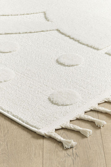 SteweHome Kids Cotton Beige Rug By Meter Width 140cm 140x200cm