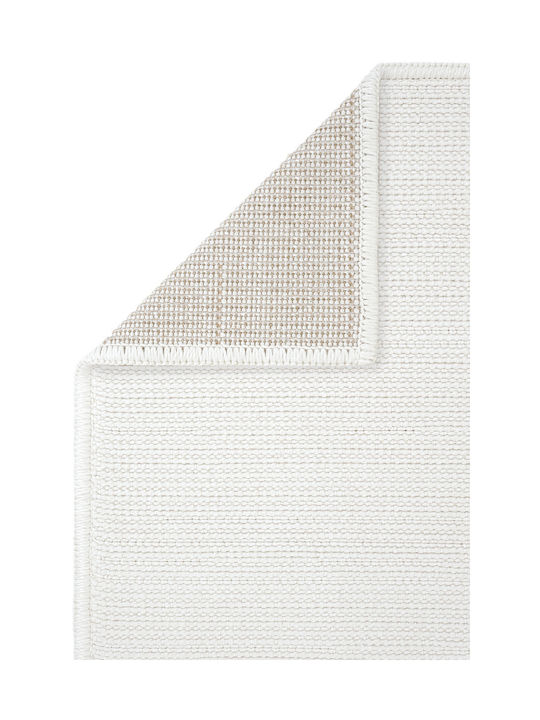 SteweHome Παιδικό Χαλί Λευκό Με το Μέτρο Πλάτους 80cm 80x250cm Πάχους 60mm