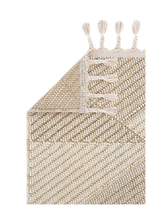 SteweHome Covor Pentru Copii Bej Tăiat La Dimensiune Lățime 80cm 80x300cm Grosime 90mm