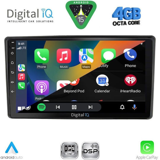 Digital IQ Car Audio System for Toyota Raize 2020 (Bluetooth/USB/WiFi/GPS/Apple CarPlay/Android Auto) with 10" Touch Screen