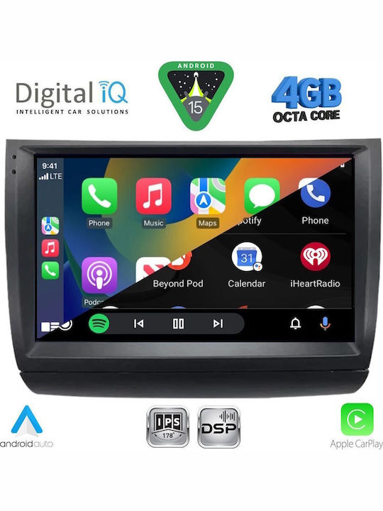 Digital IQ Car Audio System for Toyota Prius 2003-2009 (Bluetooth/USB/WiFi/GPS/Apple CarPlay/Android Auto) with 9" Touch Screen