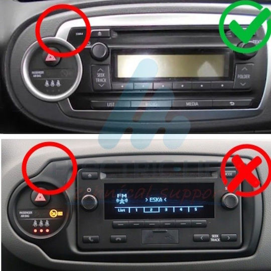 Digital IQ Ηχοσύστημα Αυτοκινήτου για Toyota Yaris 2011-2015 (Bluetooth/USB/WiFi/GPS/Apple-Carplay/Android-Auto) με Οθόνη Αφής 9"