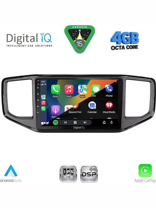 Digital IQ Car Audio System for Volkswagen Amarok 2017-2022 Bluetooth USB WiFi GPS Apple CarPlay Android Auto with 9" Touch Screen