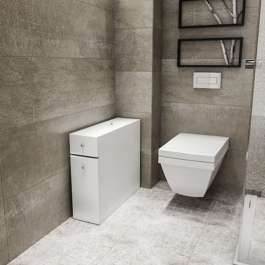 Fratelli Home Celana Бански Шкаф 60x20x55см Бял