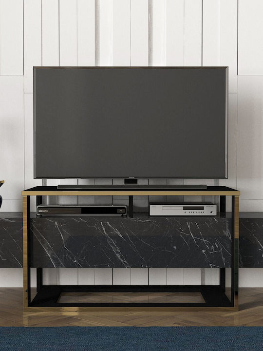 TV-Ständer Banko Schwarz M160xP46.1xH49.8cm