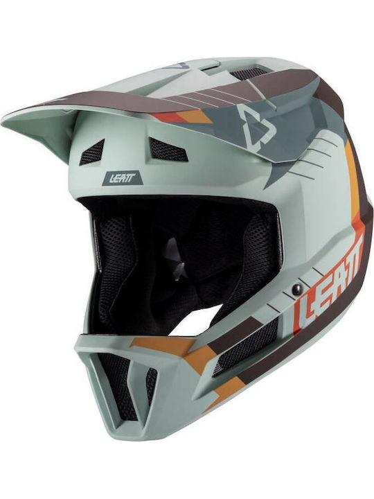 Leatt Kids Full Face Helmet For Mountain Bike Green Leatt Kids Full Face Helmet For Mountain Bike Green