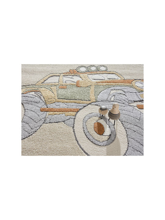 SteweHome Kids Rug Brown 80x200cm Thickness 60mm