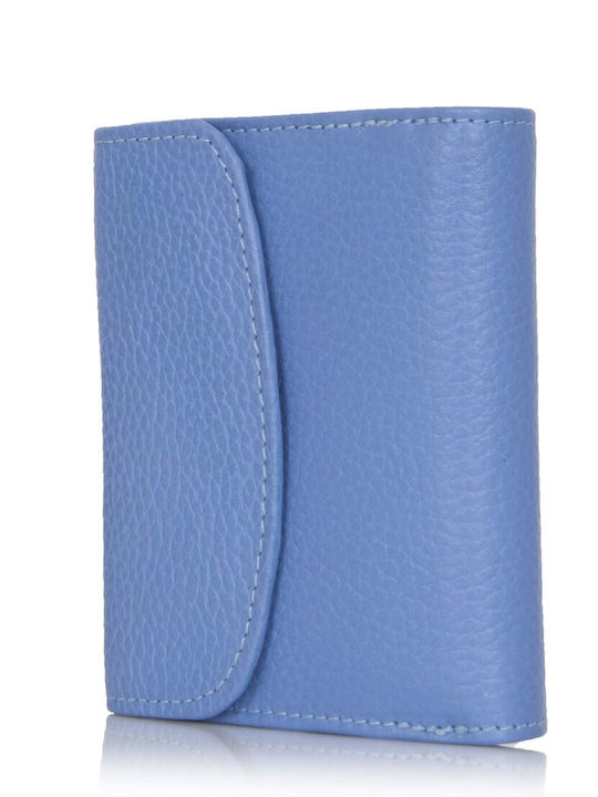 Leather Women's Wallet Blue