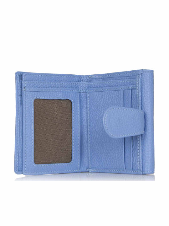 Leather Women's Wallet Blue