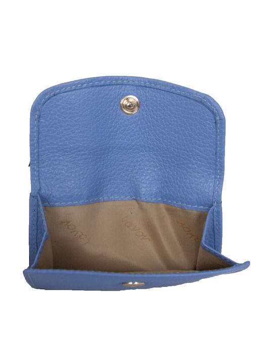 Leather Women's Wallet Blue