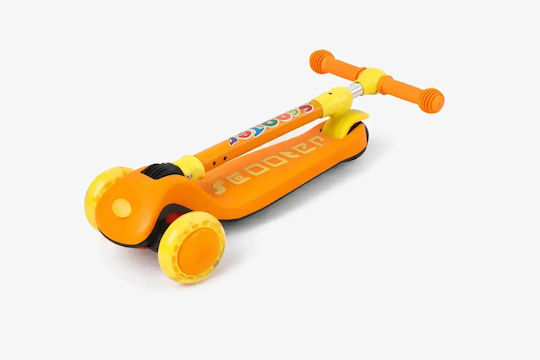 Kids Scooter Foldable 3-Wheel for 3+ Years Orange