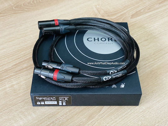 Chord Tuned Aray Cable XLR male - Μαύρο 1m