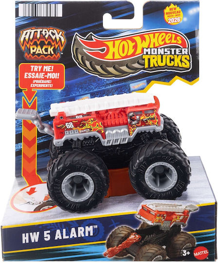 Mattel Attack Pack - 5 Alarm Car Monster Trucks Attack Pack 5 Alarm Monster Truck