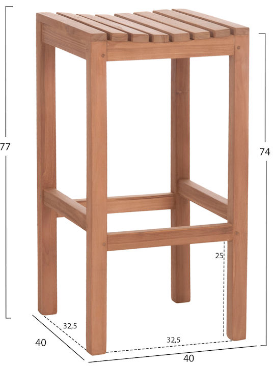 Set Bar de Exterior Presscot 3 Piese Culoare Naturală