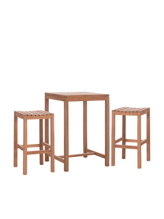 Set Bar de Exterior Presscot 3 Piese Culoare Naturală