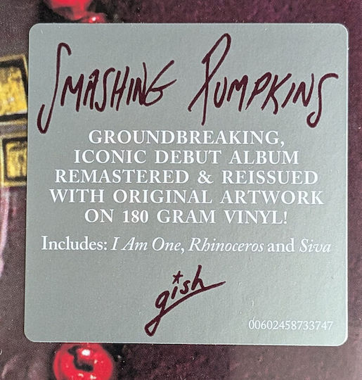 Smashing Pumpkins* Gish Vinyl