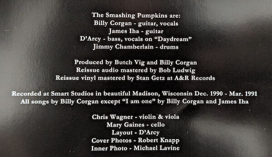 Smashing Pumpkins* Gish Vinyl