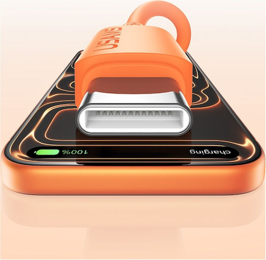 Usams Cablu USB 2.0 USB-C Mascul - USB-C 30W Alb SJ788USB02