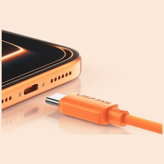 Usams USB 2.0 Kabel USB-C männlich - USB-C 30W Schwarz SJ788USB01