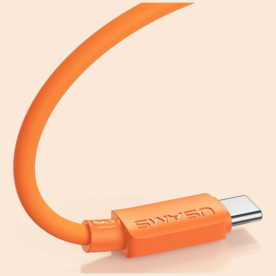 Usams USB 2.0 Kabel USB-C männlich - USB-C 30W Schwarz SJ788USB01
