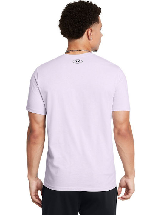 Under Armour Ua Left Chest Тениска Purple