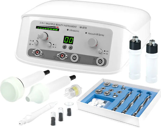 Professional Cosmetic Device M878 3 In 1 Microdermabrasion Vacuum Ultrasound