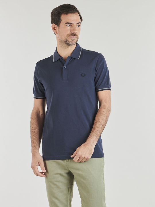 Twin Tipped Polo Herrenbluse Kurzarm Graues