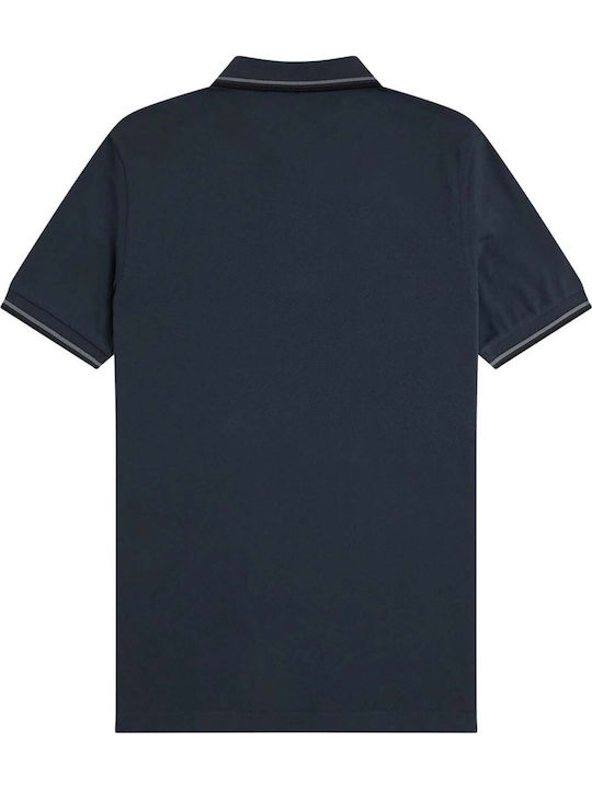 Twin Tipped Polo Herrenbluse Kurzarm Graues