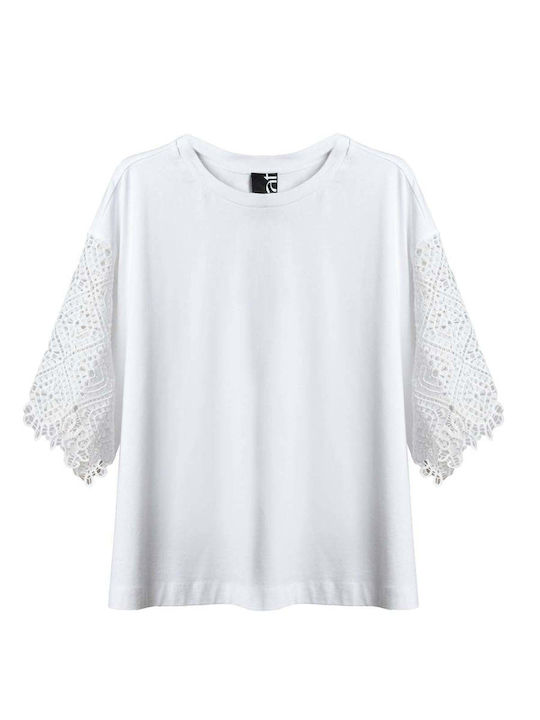 Women's Crop T-shirt White