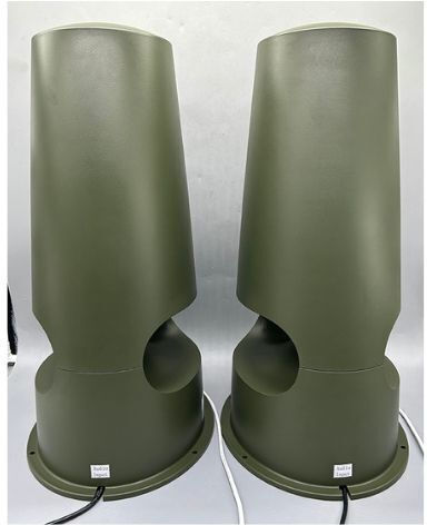Audiodesigner Gdg-lse-l Green Outdoor Speaker 6 5'' Led Piece