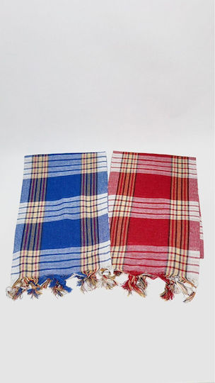 SteweHome Cotton Red Beach Towel 170x80cm