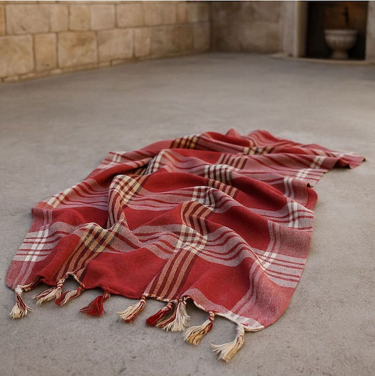 SteweHome Cotton Red Beach Towel 170x80cm
