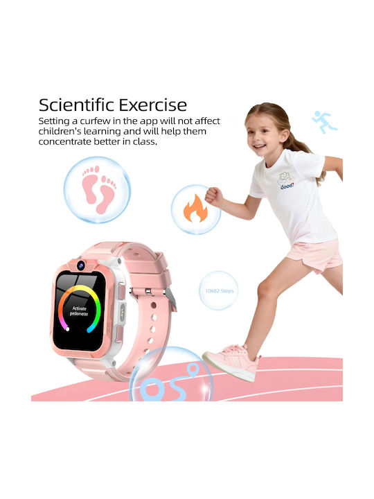 BlackView Kids Smartwatch with GPS & Camera Pink
