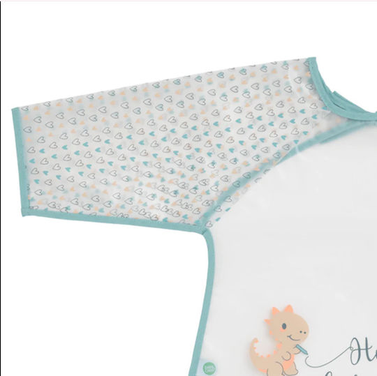 Babycalin Водоустойчива Гащеризон Текстилен с Дантеена Лента и Ръкавици Прозрачен за 12 м+