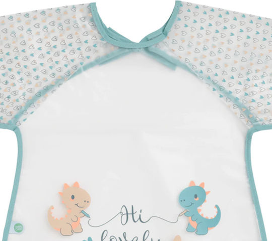 Babycalin Водоустойчива Гащеризон Текстилен с Дантеена Лента и Ръкавици Прозрачен за 12 м+
