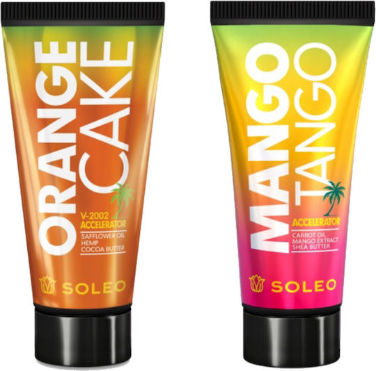 Soleo Mango Tango Beschleuniger Set 150ml + Soleo Orange Cake Bräunungsöl 150ml