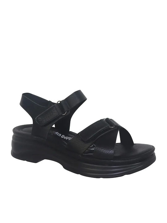 Women's Anatomic Flatforms Black Sandals